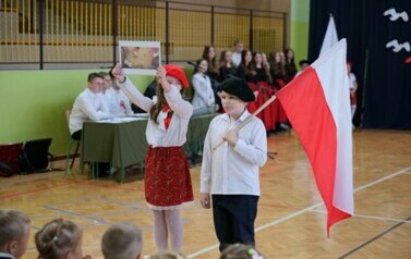 "Niepodległość jest w nas - świętujemy ją razem" w Szkole Podstawowej w Niebieszczanach 19