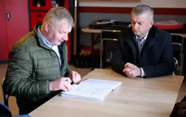 Zakończenie rozbudowy budynku OSP Mrzygł&oacute;d: odbi&oacute;r końcowy rob&oacute;t budowlanych 13