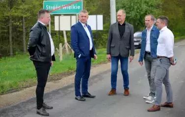Nowa droga w Str&oacute;żach Wielkich oficjalnie oddana do użytku! 6