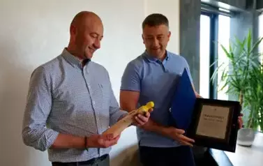 Podziękowanie firmie TRANSPRZĘT Sp. z o.o. Sp.k. za wsparcie akcji sprzątania gminy z okazji Międzynarodowego Dnia Ziemi 2