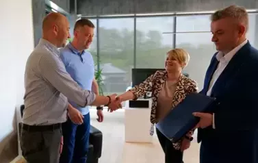 Podziękowanie firmie TRANSPRZĘT Sp. z o.o. Sp.k. za wsparcie akcji sprzątania gminy z okazji Międzynarodowego Dnia Ziemi 5