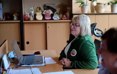 &Oacute;smoklasiści z wizytą w Urzędzie Gminy w ramach &bdquo;Chwili z Samorządem&rdquo; 31