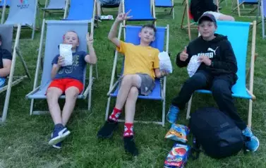 W miejscowości Dębna zakończyliśmy tegoroczną trasę kina plenerowego w Gmina Sanok 12