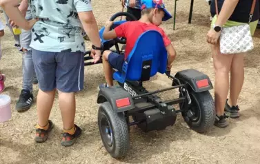 Gmina Sanok promowała projekt RoweLOVE podczas słowackiej imprezy &bdquo;Traktor Sačurov&rdquo; 2