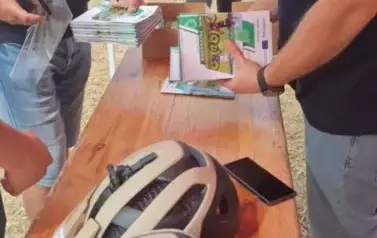Gmina Sanok promowała projekt RoweLOVE podczas słowackiej imprezy &bdquo;Traktor Sačurov&rdquo; 6