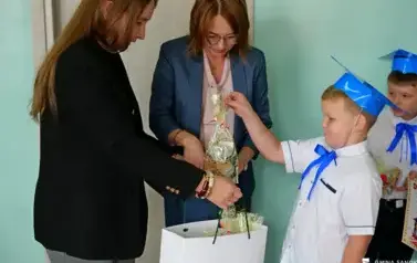 Pasowanie na ucznia w Szkole Podstawowej w Trepczy 5