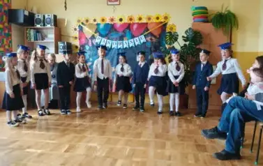 Pasowanie na ucznia w Szkole Podstawowej w Tyrawie Solnej 3