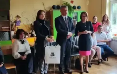 Pasowanie na ucznia w Szkole Podstawowej w Tyrawie Solnej 4