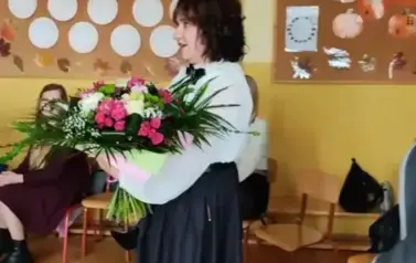 Pasowanie na ucznia w Szkole Podstawowej w Tyrawie Solnej 8