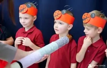 Pasowanie na przedszkolaka w nowym Publicznym Przedszkolu w Niebieszczanach  19