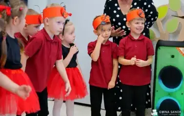 Pasowanie na przedszkolaka w nowym Publicznym Przedszkolu w Niebieszczanach  23