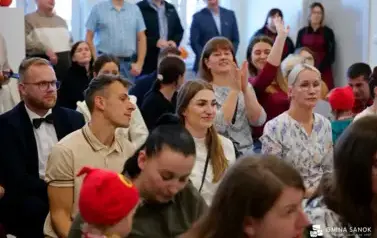 Pasowanie na przedszkolaka w nowym Publicznym Przedszkolu w Niebieszczanach  27