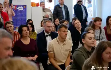 Pasowanie na przedszkolaka w nowym Publicznym Przedszkolu w Niebieszczanach  42