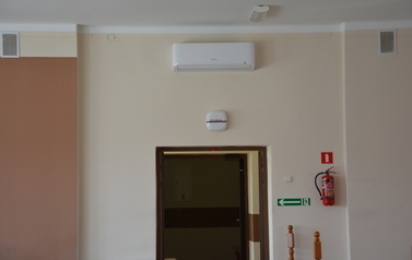 Klimatyzacja na sali w WDK Markowce 1