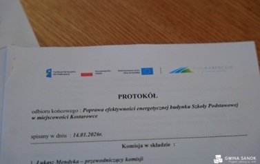 Zakończono termomodernizację Szkoły Podstawowej w Kostarowcach 5