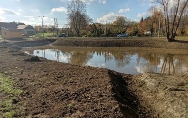 Renowacja zbiornika wodnego w Markowcach 1