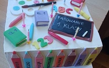 Pasowanie na ucznia w Szkole Podstawowej w Tyrawie Solnej 3