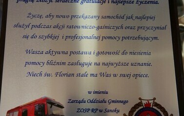 uroczystrość poświęcenia nowego pojazdu OSP Strachocina 8 lipca 2023 1
