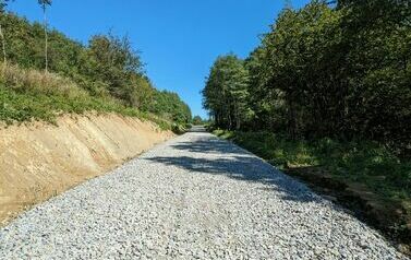 Postępujące prace związane z przebudową drogi gminnej Prusiek - Płowce 1