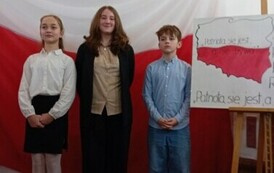 Amelia Wanielista uczennica SP w Pisarowcach zajęła I miejsce w konkursie kuratoryjnym pn."Patriotą się jest, a nie bywa" 7