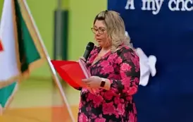 "Każdy koniec jest nowym początkiem" - uroczyste pożegnanie Andrzej Cecuły dyrektora Szkoły Podstawowej w Strachocinie z okazji przejścia na emeryturę 28