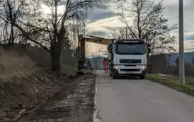 Str&oacute;że Wielkie: Przebudowa drogi gminnej w trakcie realizacji 12