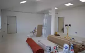 Postępy prac przy budowie przedszkola w Niebieszczanach 9