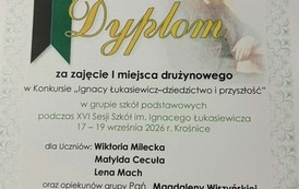 XVI Sesja Szk&oacute;ł im. Ignacego Łukasiewicza w Krośnicach - I miejsce dla uczni&oacute;w Szkoły Podstawowej w Strachocinie! 6