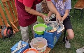 Zagroda Garncarska podczas Gminnych Dożynek w Markowcach 1