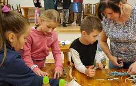 W WDK Jurowce odbyły się warsztaty MAKRAMOWE BRELOKI 7