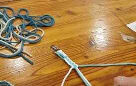 W WDK Jurowce odbyły się warsztaty MAKRAMOWE BRELOKI 13