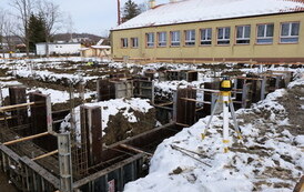 Rozpoczęto prace przy przebudowie i rozbudowie Szkoły Podstawowej w Prusieku 4