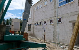 Trwają prace przy przebudowie i rozbudowie Szkoły Podstawowej w Prusieku 4