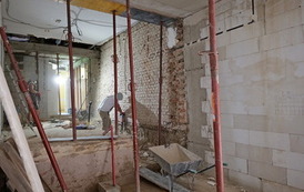 Trwają prace przy przebudowie i rozbudowie Szkoły Podstawowej w Prusieku 5