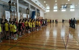 Pierwsze miejsce uczennicy z SP Strachocina w wojew&oacute;dzkich zawodach bandmintona 5