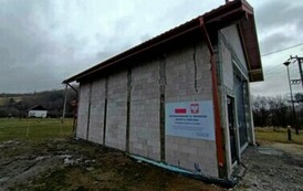 Nowy garaż dla Ochotniczej Straży Pożarnej w Tyrawie Solnej 3