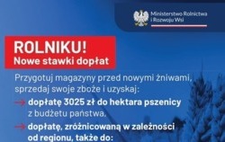 Zdjęcie do Rolniku! Nowe stawki dopłat