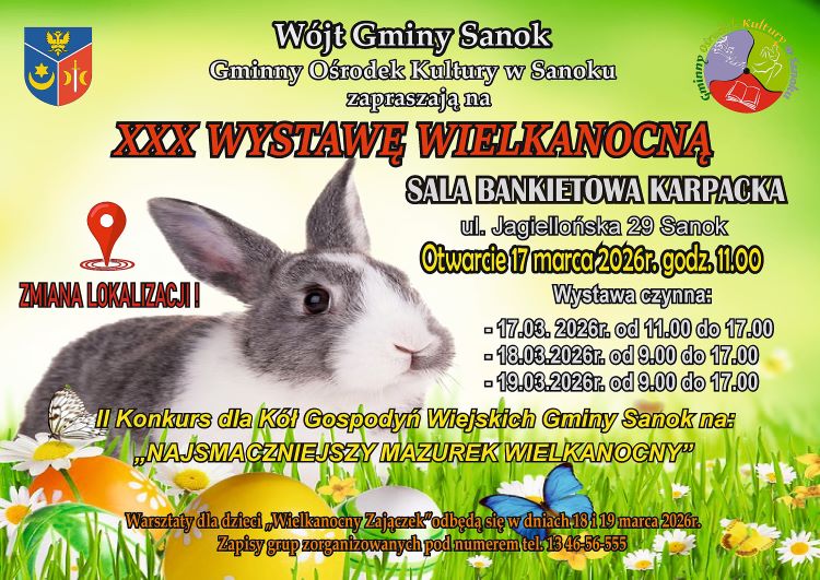 plakat XXX wystawa Wielkanocna