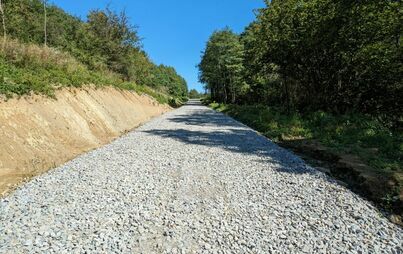 Zdjęcie do Postępują prace związane z przebudową drogi gminnej Prusiek - Płowce