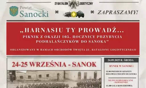Obchody Święta 21. batalionu logistycznego. Piknik z okazji 105. rocznicy przybycia Podhalańczyków do Sanoka