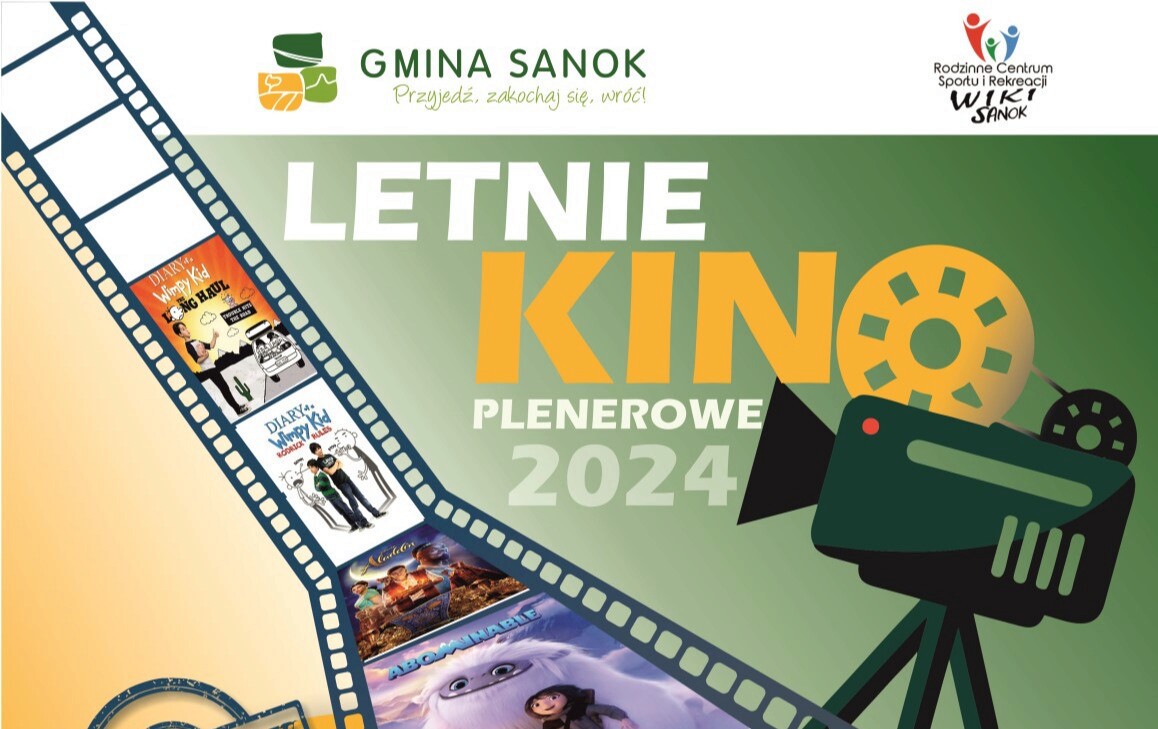 Zdjęcie do Zapraszamy na letnie kino plenerowe sezon 2024 w Gminie Sanok