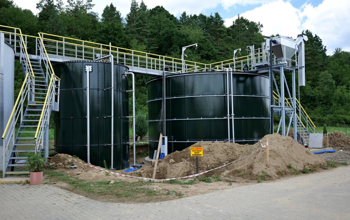 Zdjęcie do Trwają prace związane z rozbudową oczyszczalni ściek&oacute;w w Tyrawie Solnej