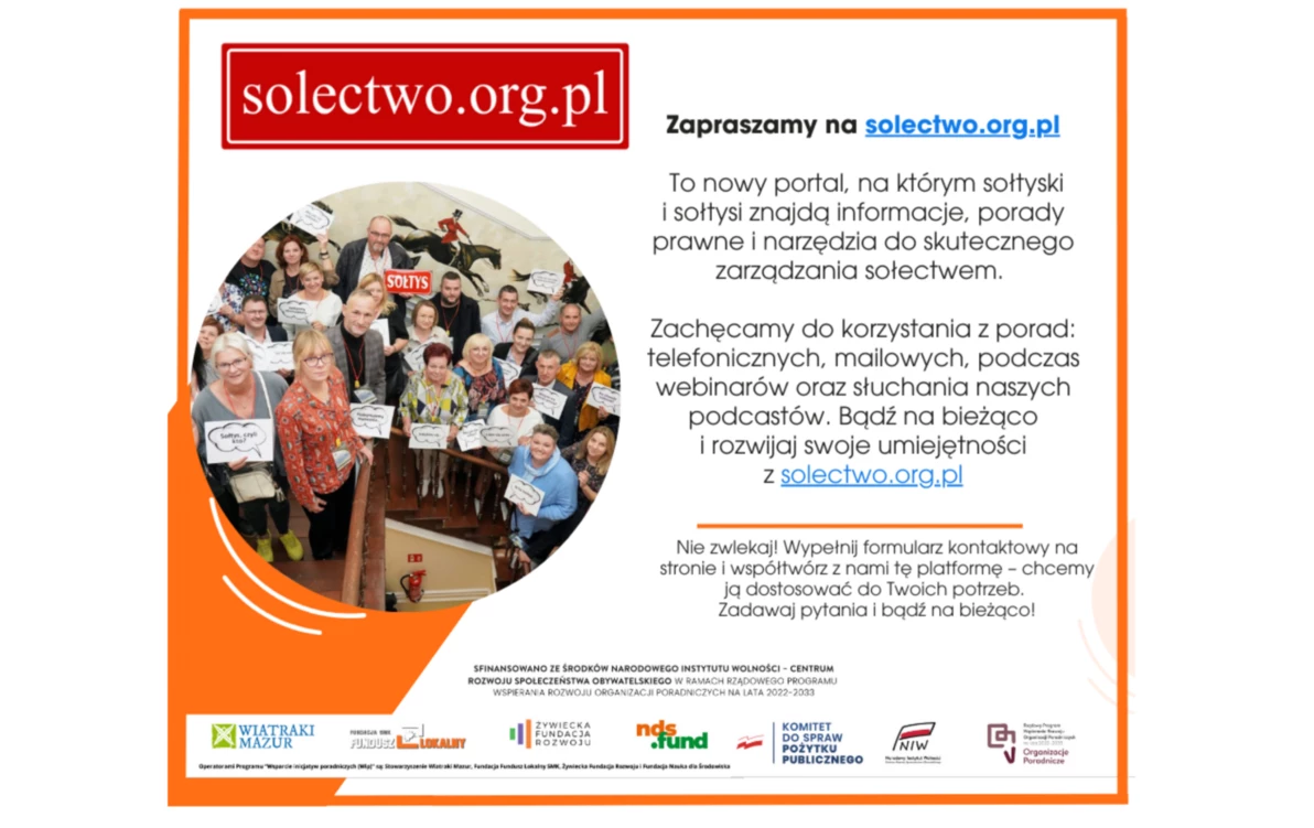 Zdjęcie do Nowy portal dla Sołtys&oacute;w