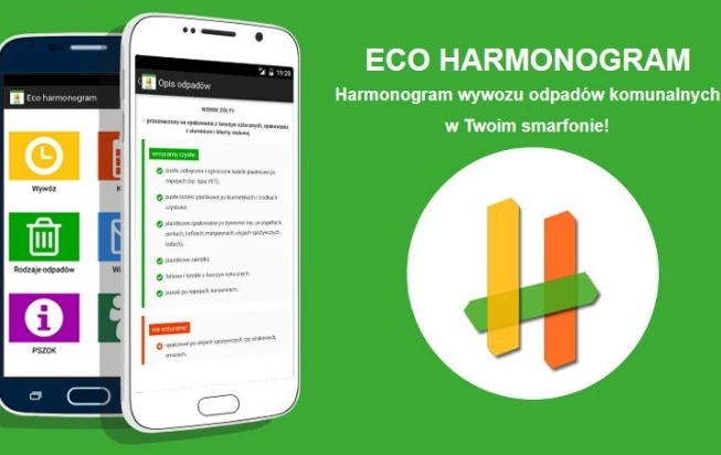 Zdjęcie do "Eco Harmonogram" - najważniejsze informacje nt. gospodarki odpadami w Twojej gminie w jednym miejscu!