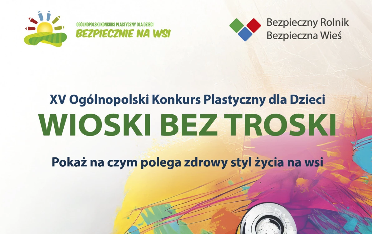 Zdjęcie do XV Og&oacute;lnopolski Konkurs Plastyczny dla Dzieci &bdquo;Wioski bez troski&rdquo;
