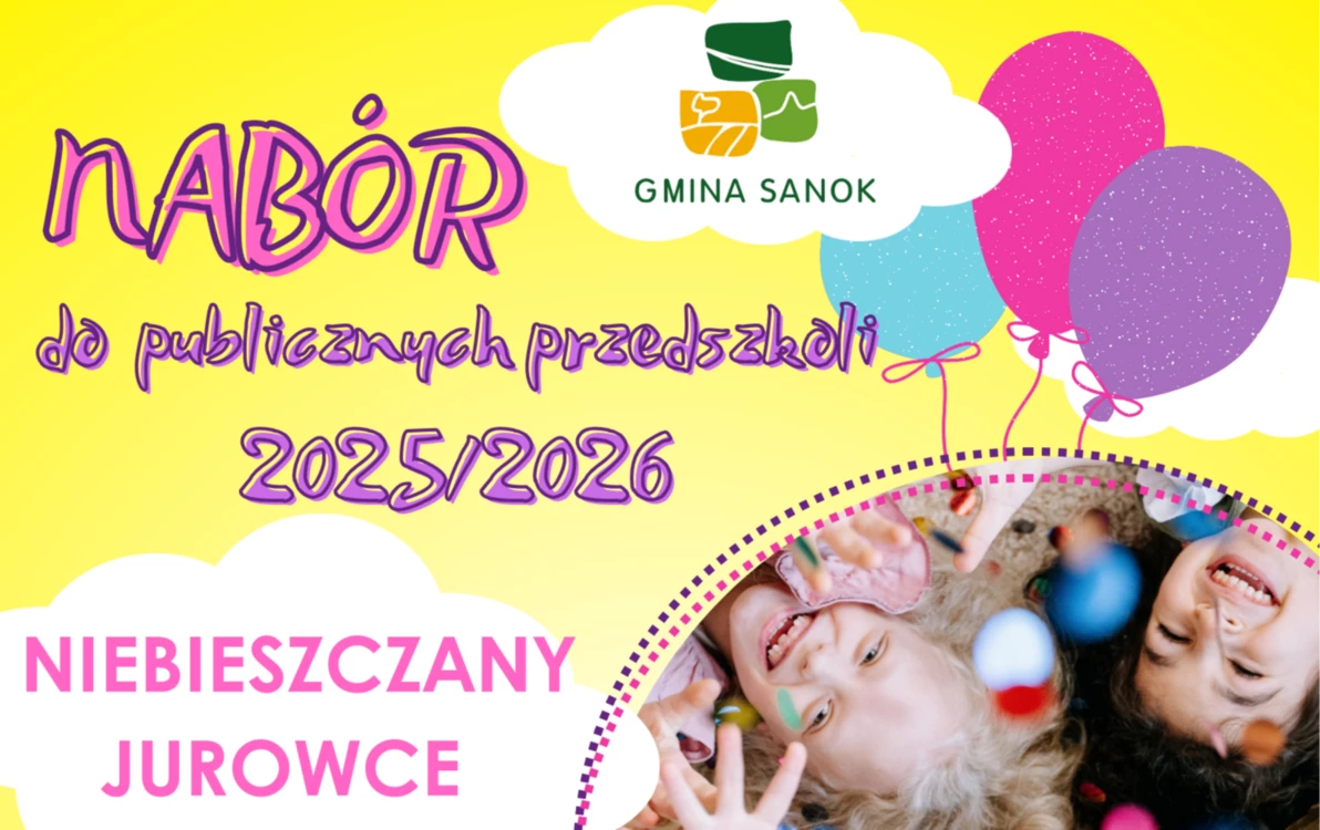Zdjęcie do Trwa nab&oacute;r do publicznych przedszkoli 2025/2026 w Jurowcach i Niebieszczanach