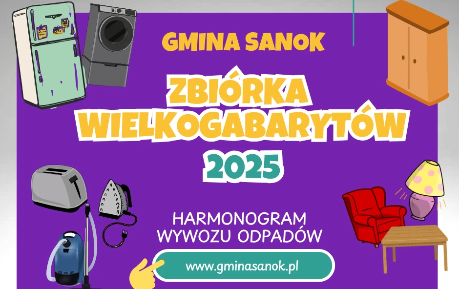 Zdjęcie do Przypominamy! Trwa zbi&oacute;rka odpad&oacute;w wielkogabarytowych na terenie Gminy Sanok