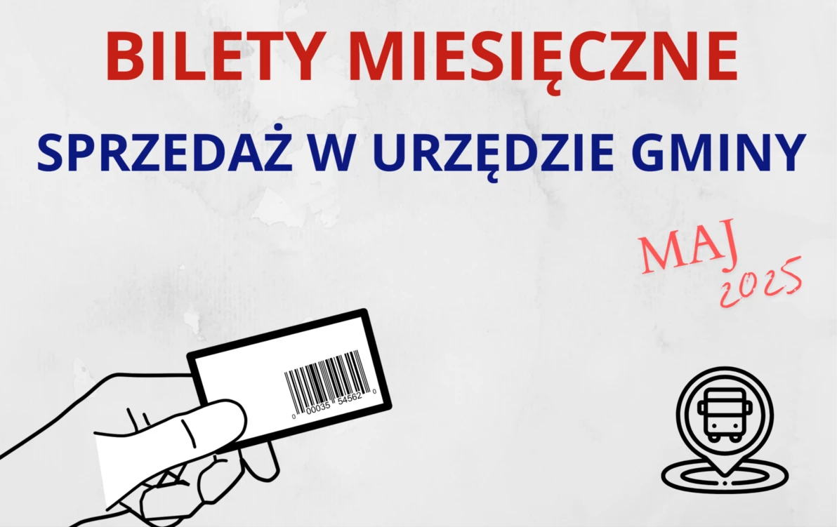 Zdjęcie do Sprzedaż bilet&oacute;w miesięcznych na MAJ 2025 przewoźnika SANTUR Sp. z o.o. na 