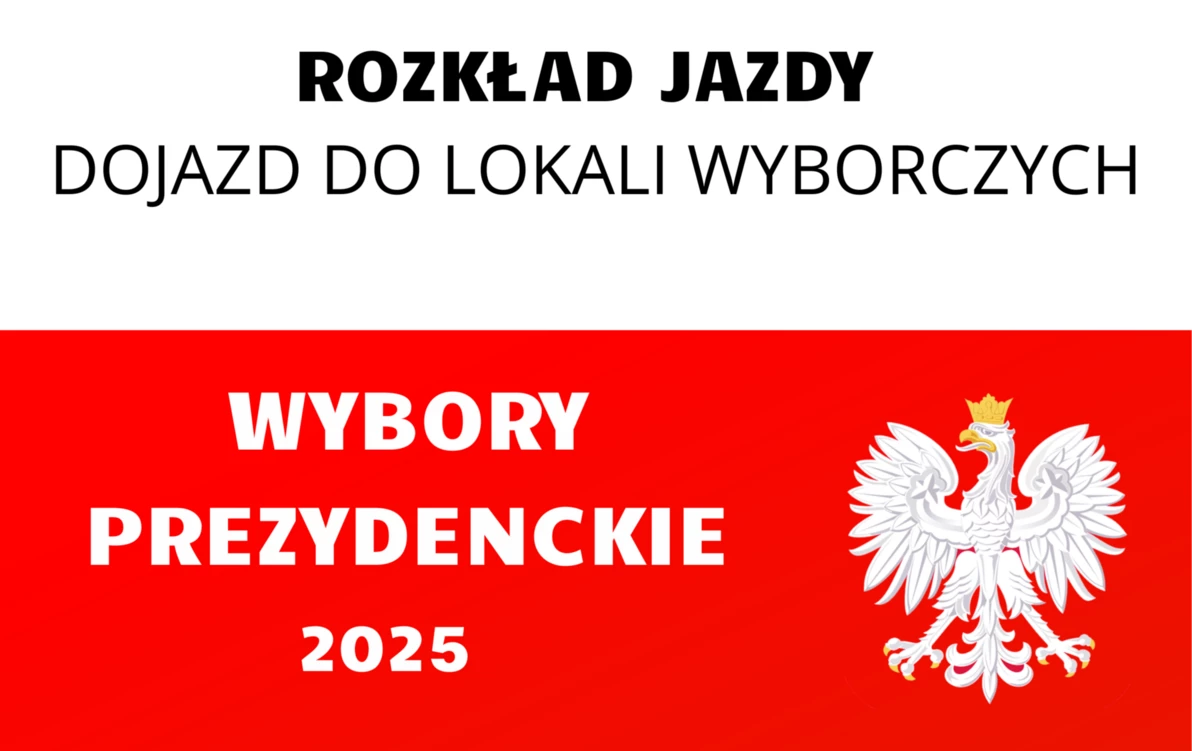 Zdjęcie do WYBORY PREZYDENCKIE 2025 - Rozkład jazdy darmowych autobus&oacute;w do lokali wyborczych 
