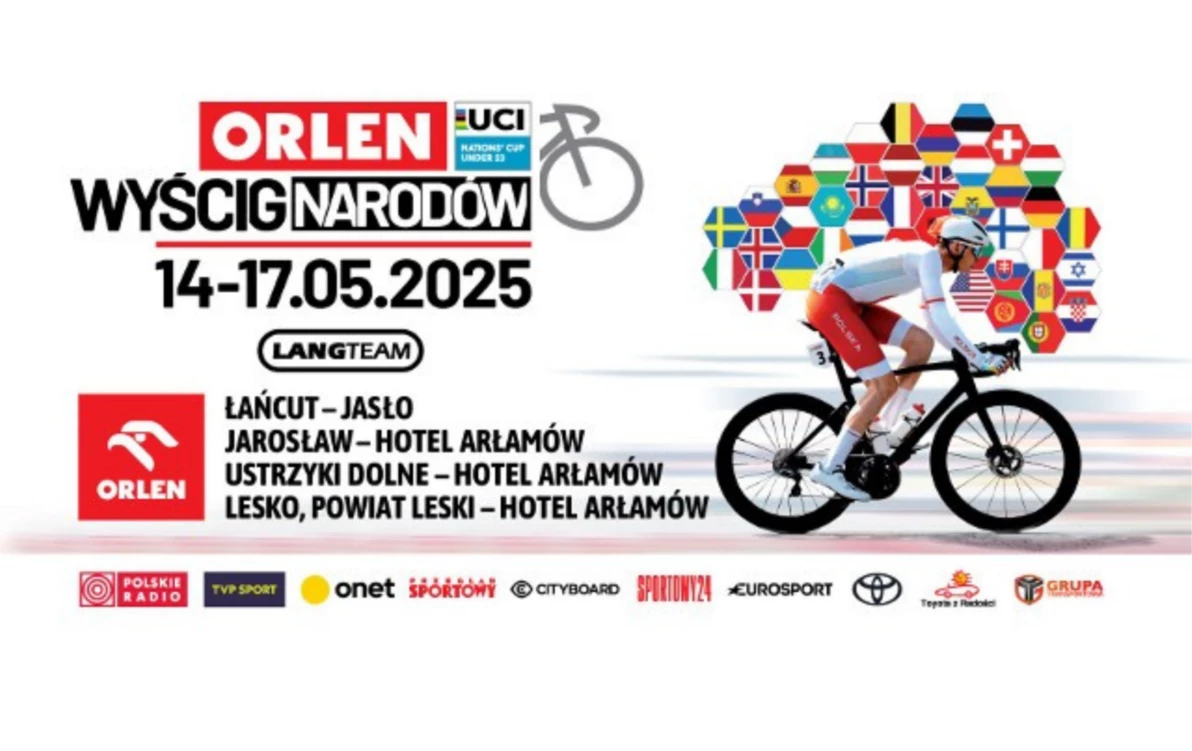 Zdjęcie do Uwaga na utrudnienia w ruchu! ORLEN Wyścigu Narod&oacute;w 2025 r.